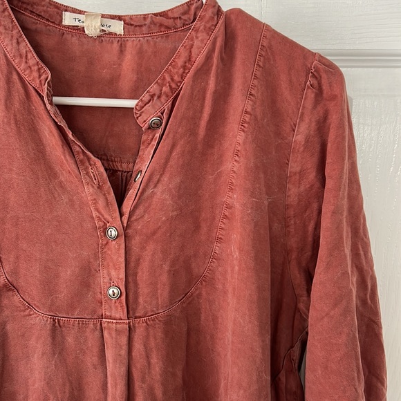 Suede Rust Dress - Picture 3 of 5